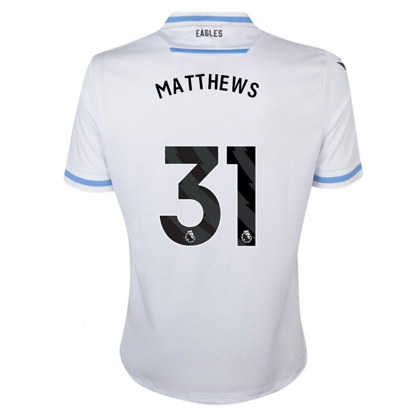Kinder Remi Matthews #31 Weiß Auswärtstrikot Trikot 2023/24 T-Shirt