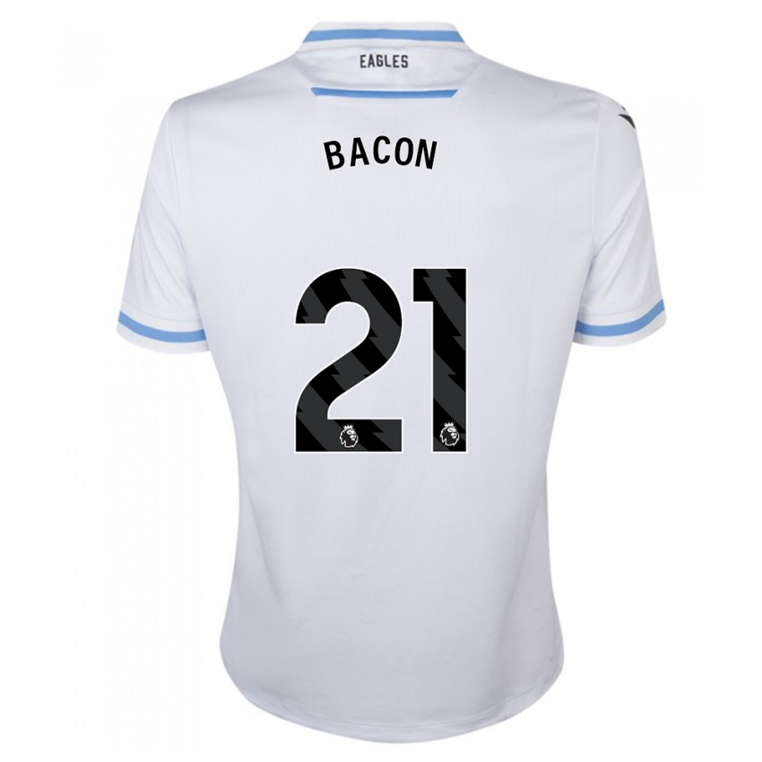 Kinder Skye Bacon #21 Weiß Auswärtstrikot Trikot 2023/24 T-Shirt