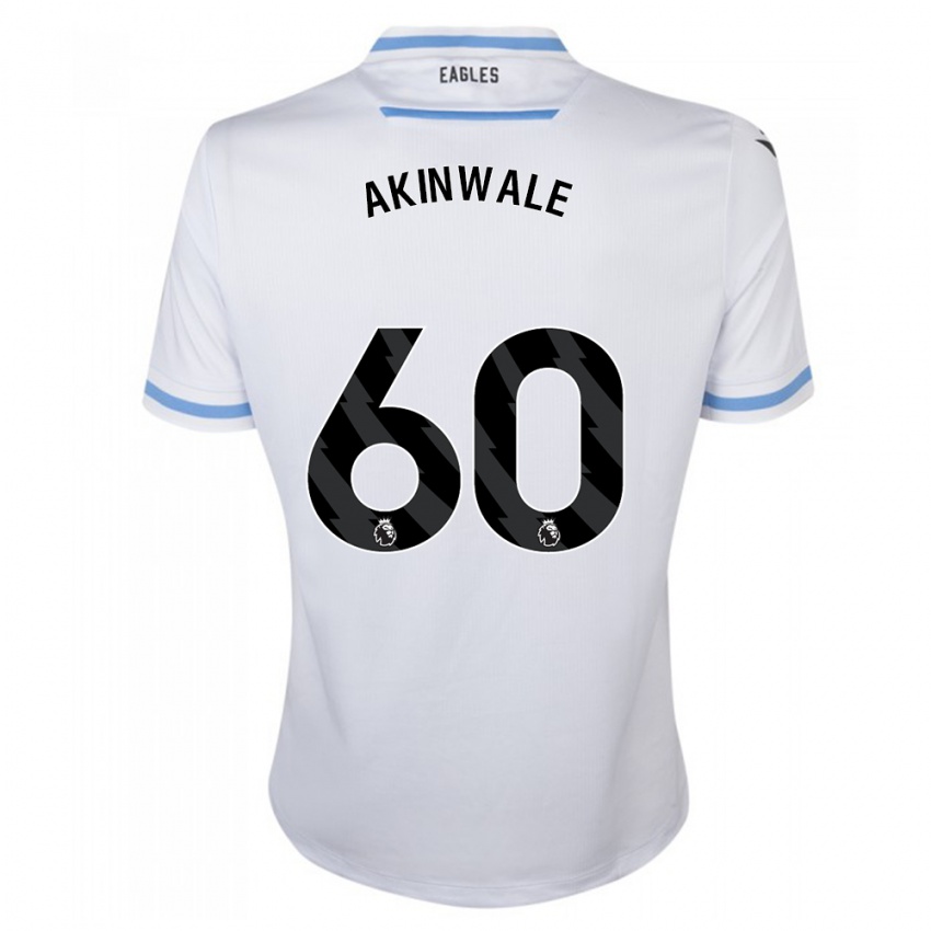 Kinder Victor Akinwale #60 Weiß Auswärtstrikot Trikot 2023/24 T-Shirt