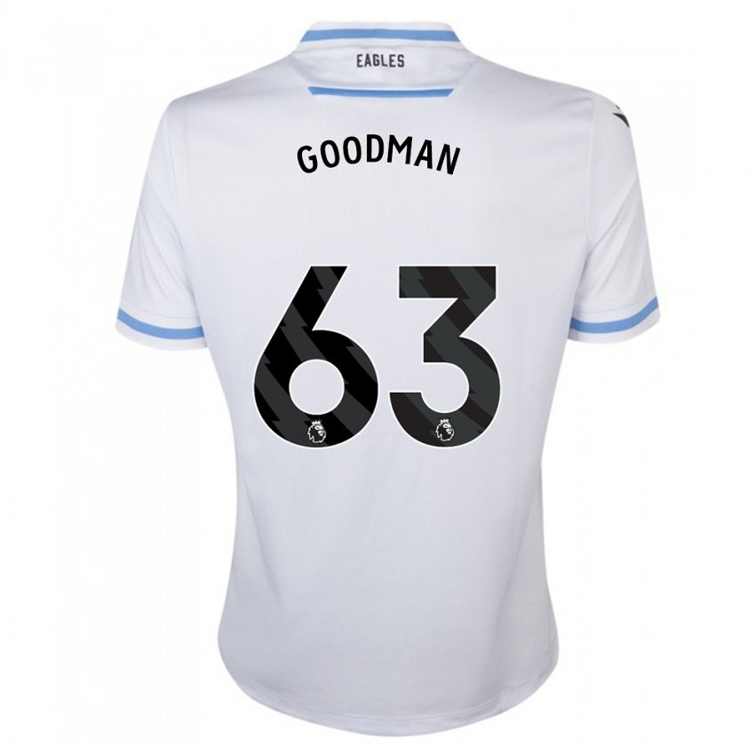 Kinder Owen Goodman #63 Weiß Auswärtstrikot Trikot 2023/24 T-Shirt