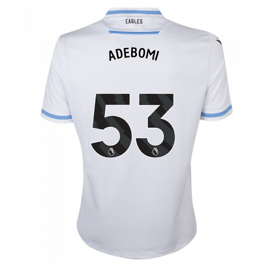 Kinder Ademola Ola Adebomi #53 Weiß Auswärtstrikot Trikot 2023/24 T-Shirt