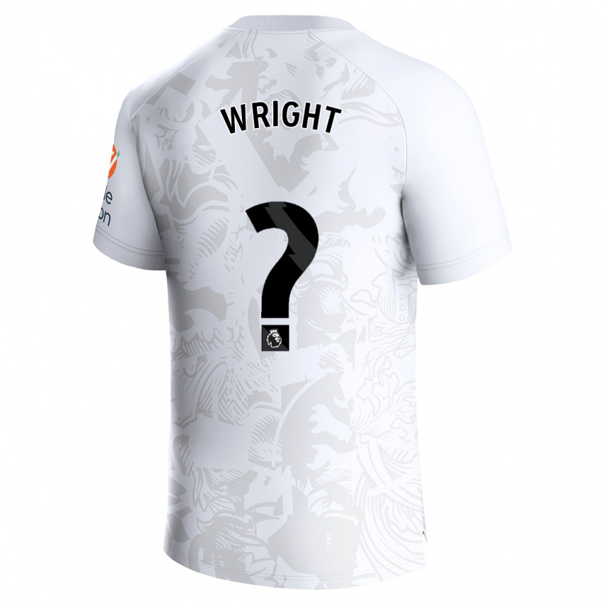Kinder James Wright #0 Weiß Auswärtstrikot Trikot 2023/24 T-Shirt