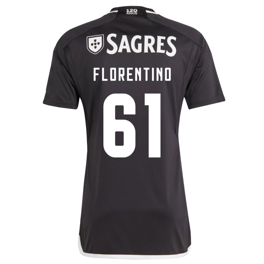 Kinder Florentino #61 Schwarz Auswärtstrikot Trikot 2023/24 T-Shirt