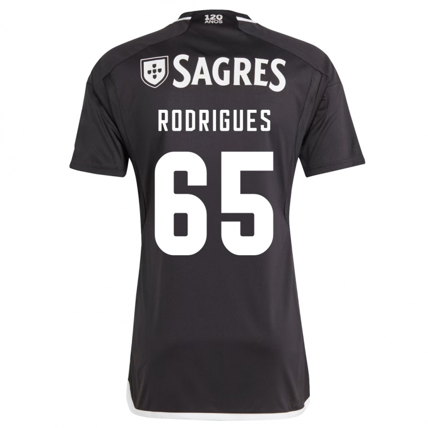 Kinder Rafael Rodrigues #65 Schwarz Auswärtstrikot Trikot 2023/24 T-Shirt