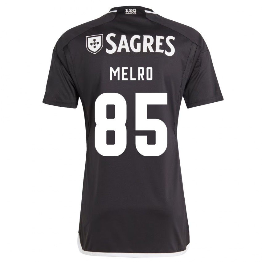 Kinder José Melro #85 Schwarz Auswärtstrikot Trikot 2023/24 T-Shirt