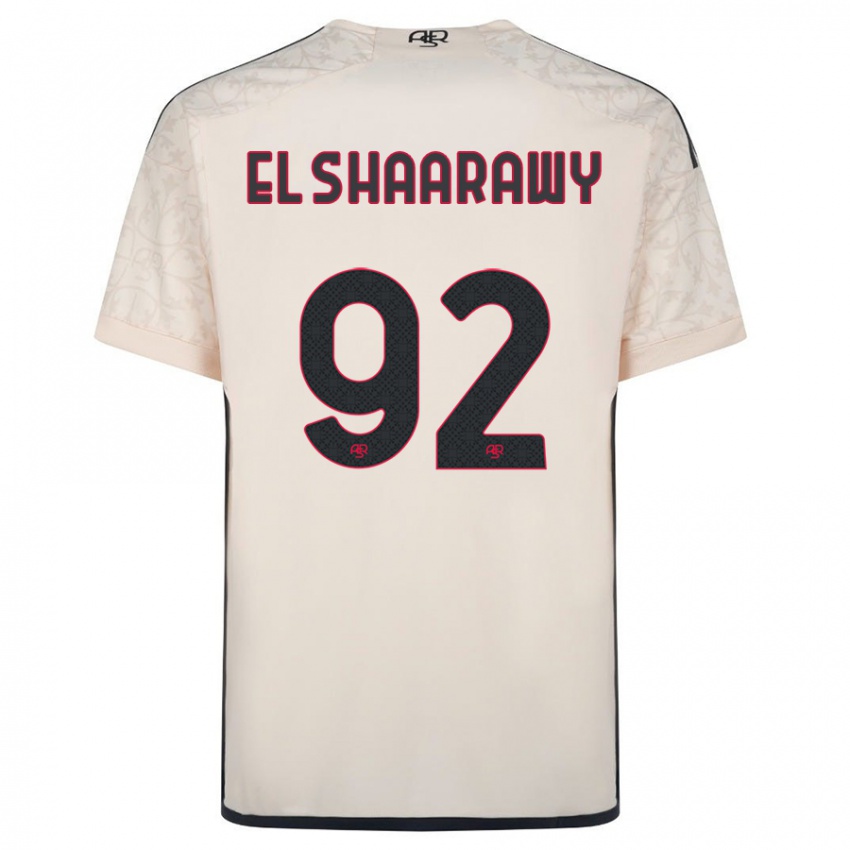 Kinder Stephan El Shaarawy #92 Cremefarben Auswärtstrikot Trikot 2023/24 T-Shirt