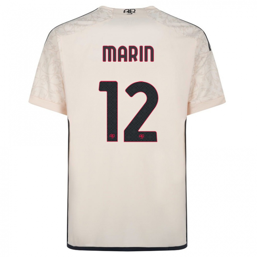 Kinder Renato Marin #12 Cremefarben Auswärtstrikot Trikot 2023/24 T-Shirt
