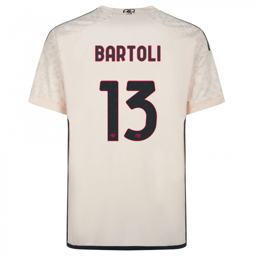 Kinder Elisa Bartoli #13 Cremefarben Auswärtstrikot Trikot 2023/24 T-Shirt