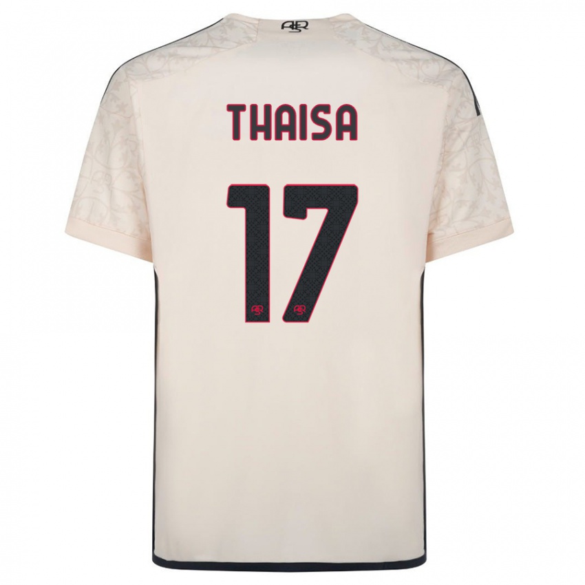 Kinder Thaisa #17 Cremefarben Auswärtstrikot Trikot 2023/24 T-Shirt