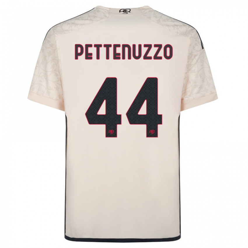 Kinder Tecla Pettenuzzo #44 Cremefarben Auswärtstrikot Trikot 2023/24 T-Shirt