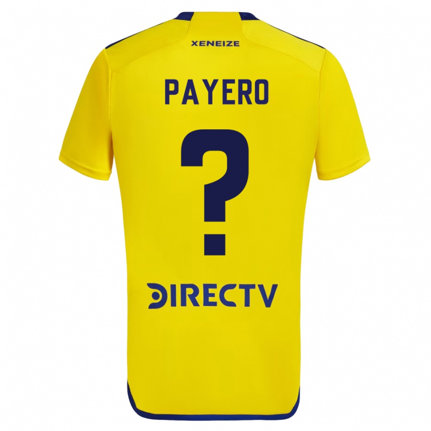 Kinder Martín Payero #0 Gelb Auswärtstrikot Trikot 2023/24 T-Shirt