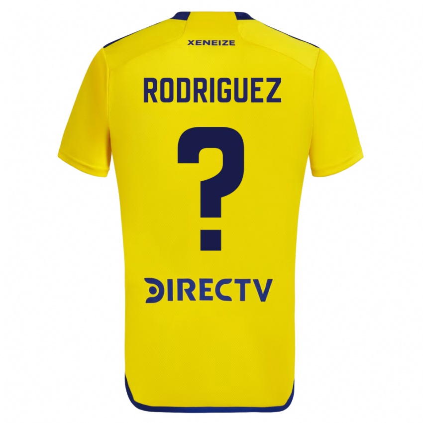 Kinder Román Rodríguez #0 Gelb Auswärtstrikot Trikot 2023/24 T-Shirt