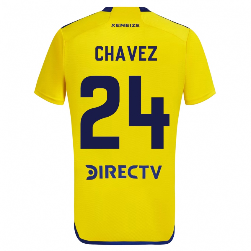 Kinder Gabriela Chavez #24 Gelb Auswärtstrikot Trikot 2023/24 T-Shirt