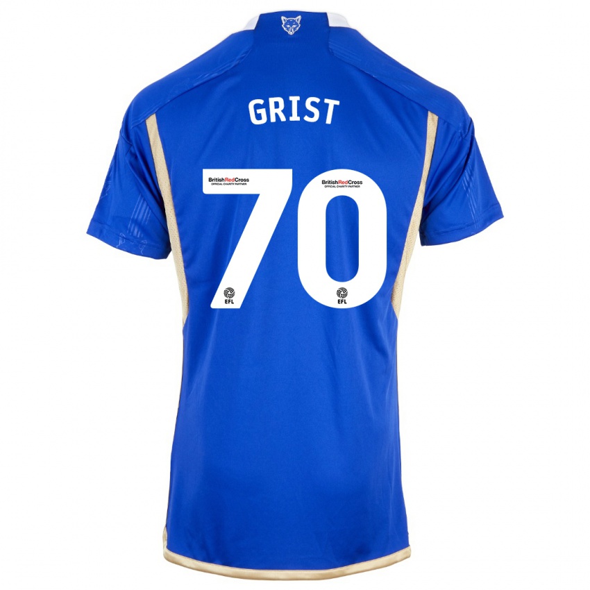 Herren Ben Grist #70 Königsblau Heimtrikot Trikot 2023/24 T-Shirt