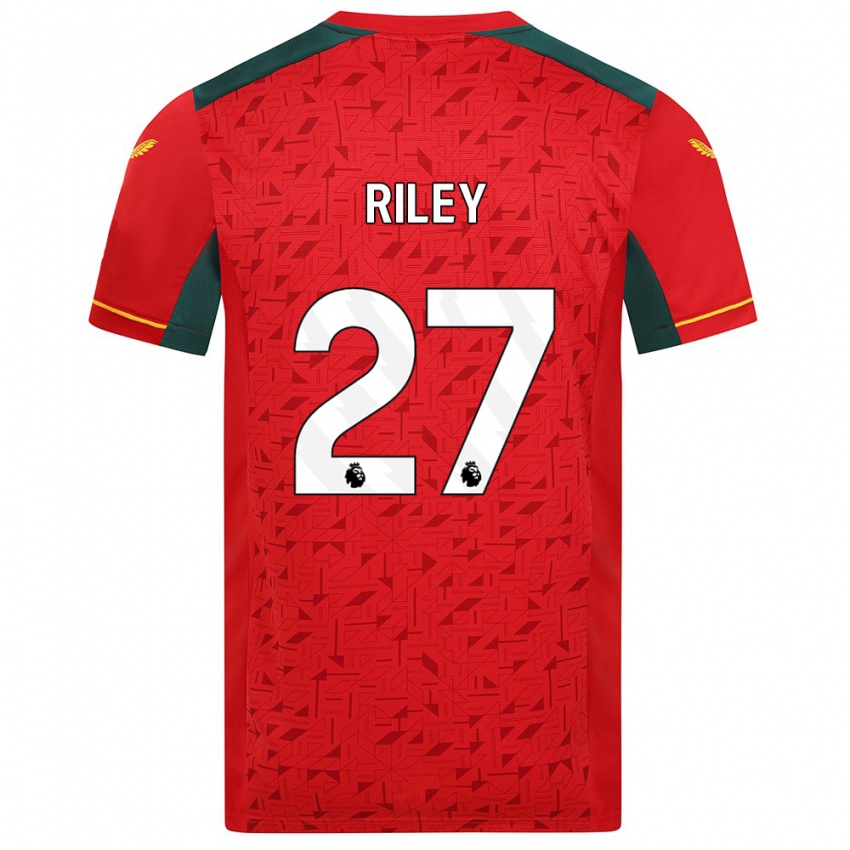 Herren Lauren Riley #27 Rot Auswärtstrikot Trikot 2023/24 T-Shirt
