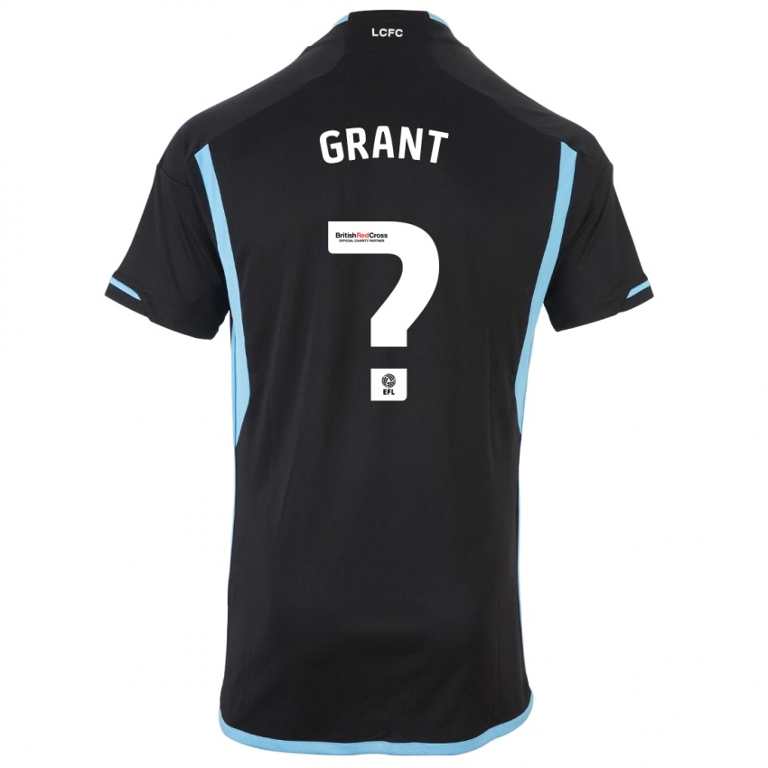 Herren Bradley Grant #0 Schwarz Auswärtstrikot Trikot 2023/24 T-Shirt