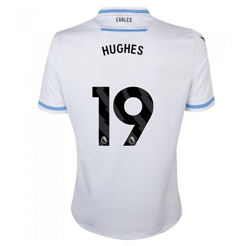 Herren Will Hughes #19 Weiß Auswärtstrikot Trikot 2023/24 T-Shirt