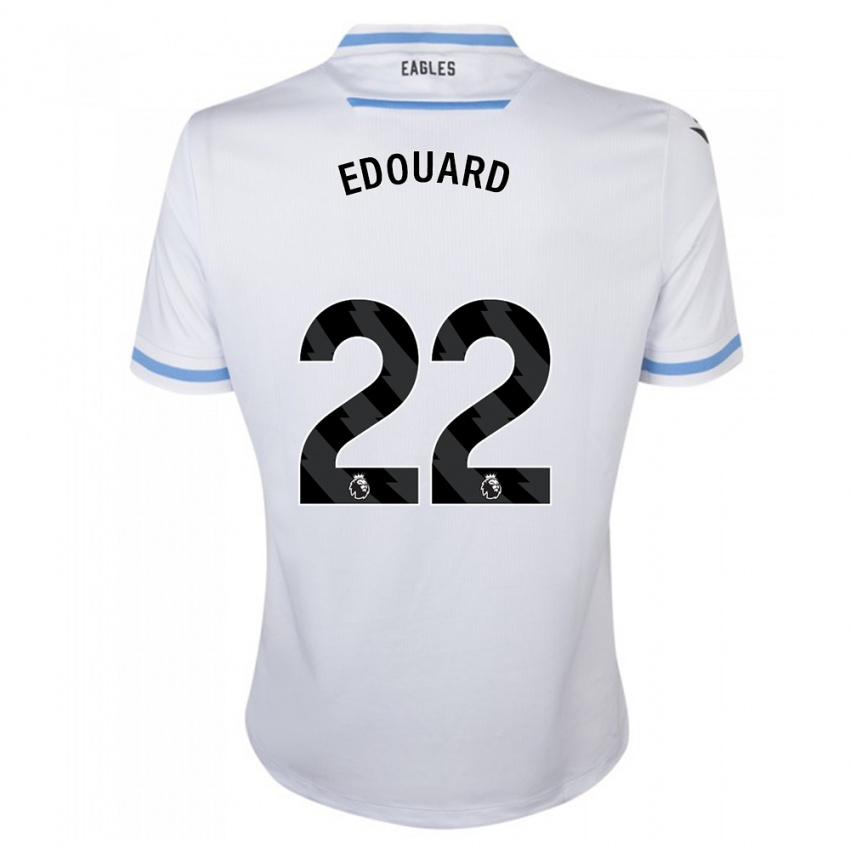 Herren Odsonne Edouard #22 Weiß Auswärtstrikot Trikot 2023/24 T-Shirt