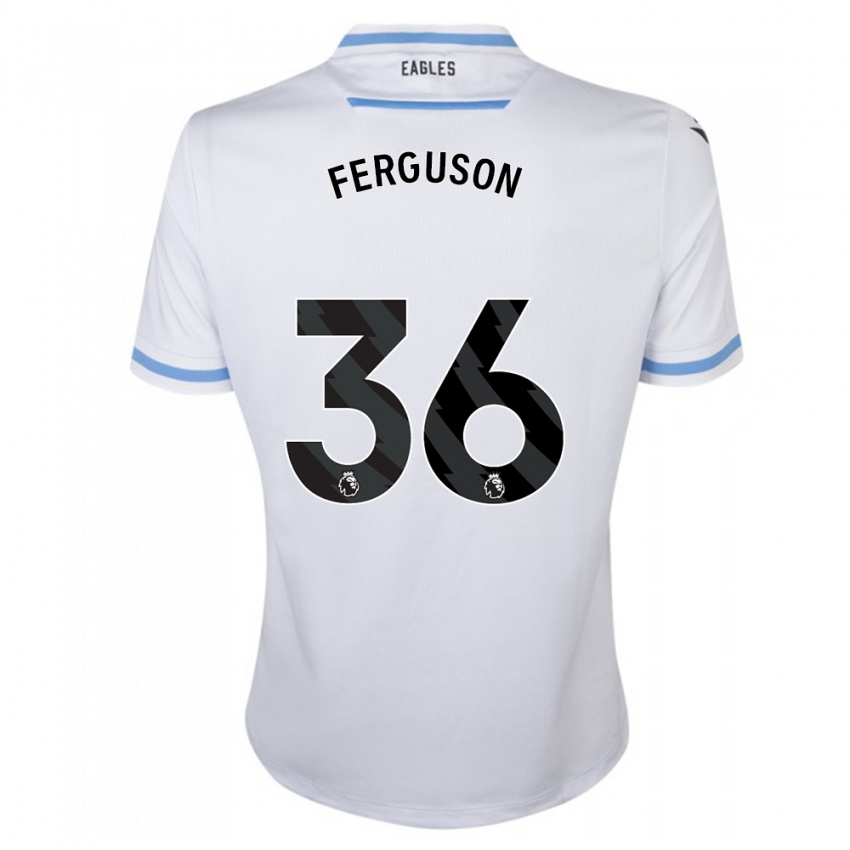 Herren Nathan Ferguson #36 Weiß Auswärtstrikot Trikot 2023/24 T-Shirt