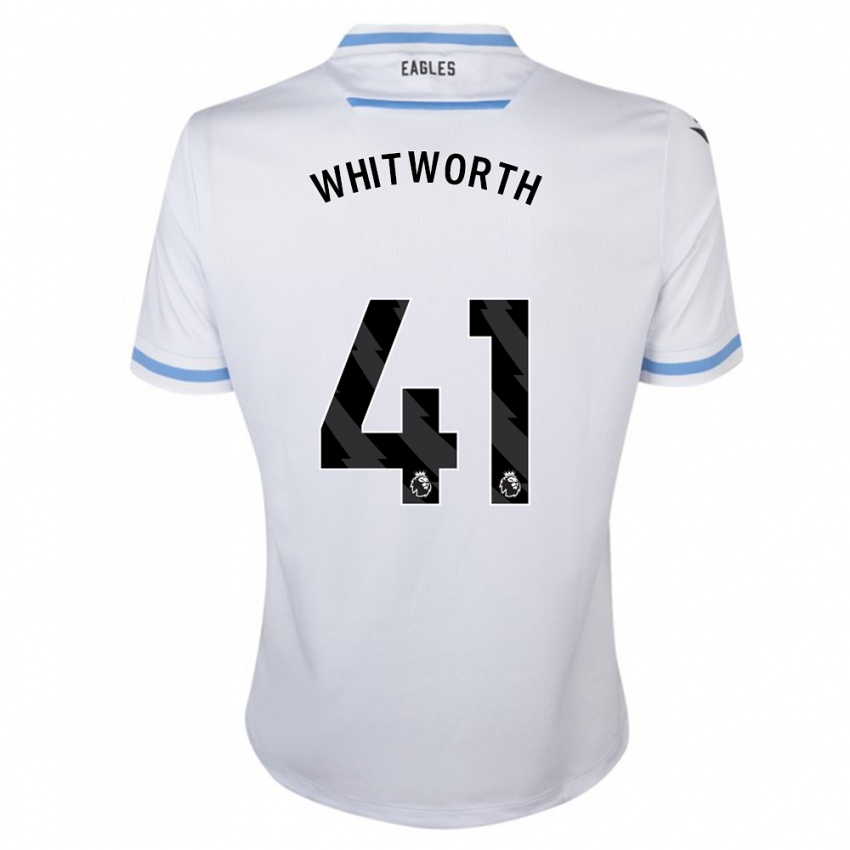 Herren Joe Whitworth #41 Weiß Auswärtstrikot Trikot 2023/24 T-Shirt