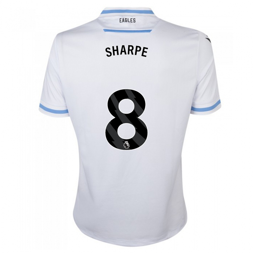 Herren Molly-Mae Sharpe #8 Weiß Auswärtstrikot Trikot 2023/24 T-Shirt