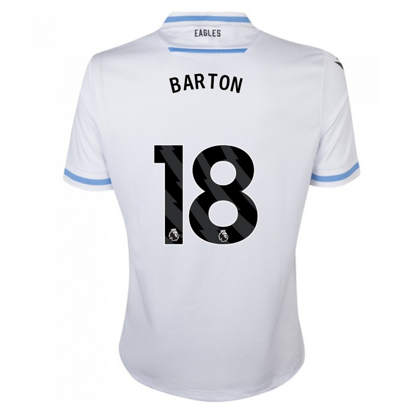 Herren Kirsty Barton #18 Weiß Auswärtstrikot Trikot 2023/24 T-Shirt