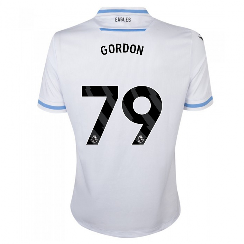 Herren John-Kymani Gordon #79 Weiß Auswärtstrikot Trikot 2023/24 T-Shirt