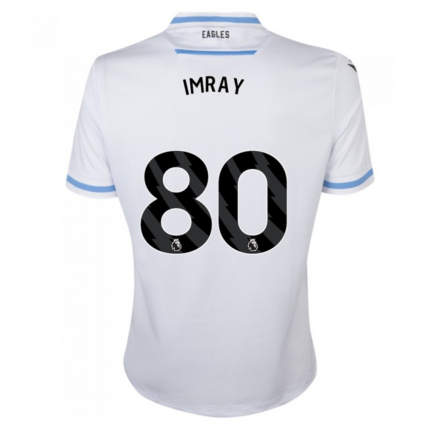 Herren Danny Imray #80 Weiß Auswärtstrikot Trikot 2023/24 T-Shirt