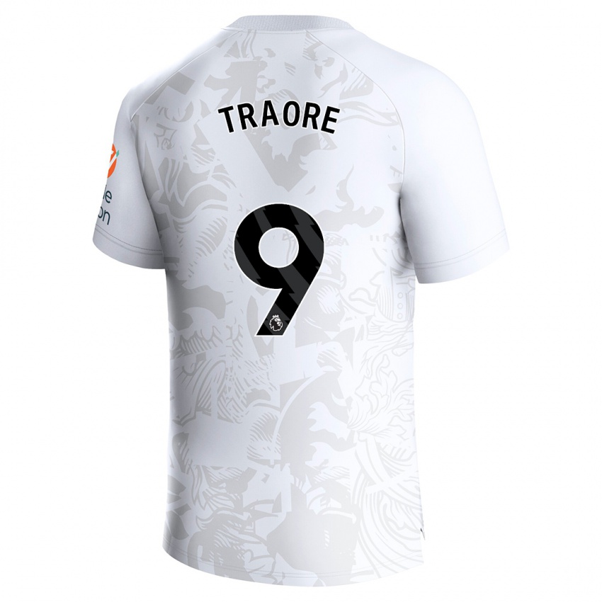 Herren Bertrand Traore #9 Weiß Auswärtstrikot Trikot 2023/24 T-Shirt