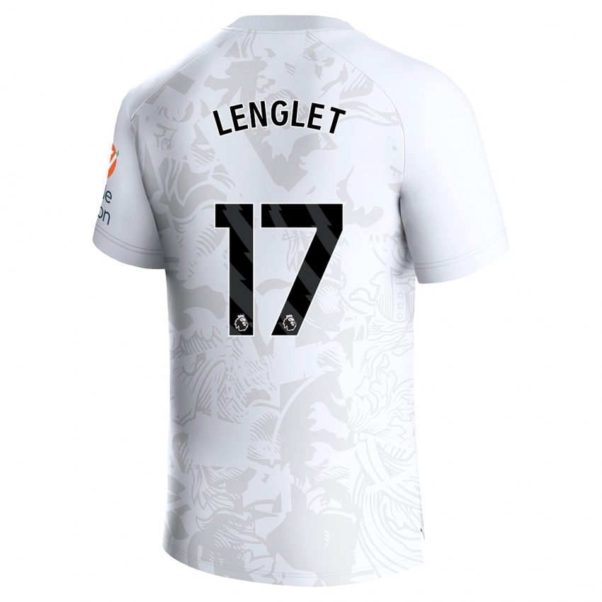 Herren Clement Lenglet #17 Weiß Auswärtstrikot Trikot 2023/24 T-Shirt