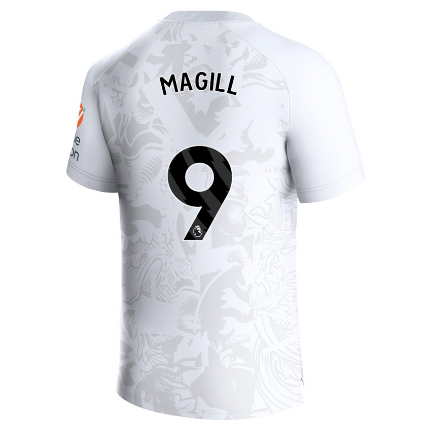 Herren Simone Magill #9 Weiß Auswärtstrikot Trikot 2023/24 T-Shirt