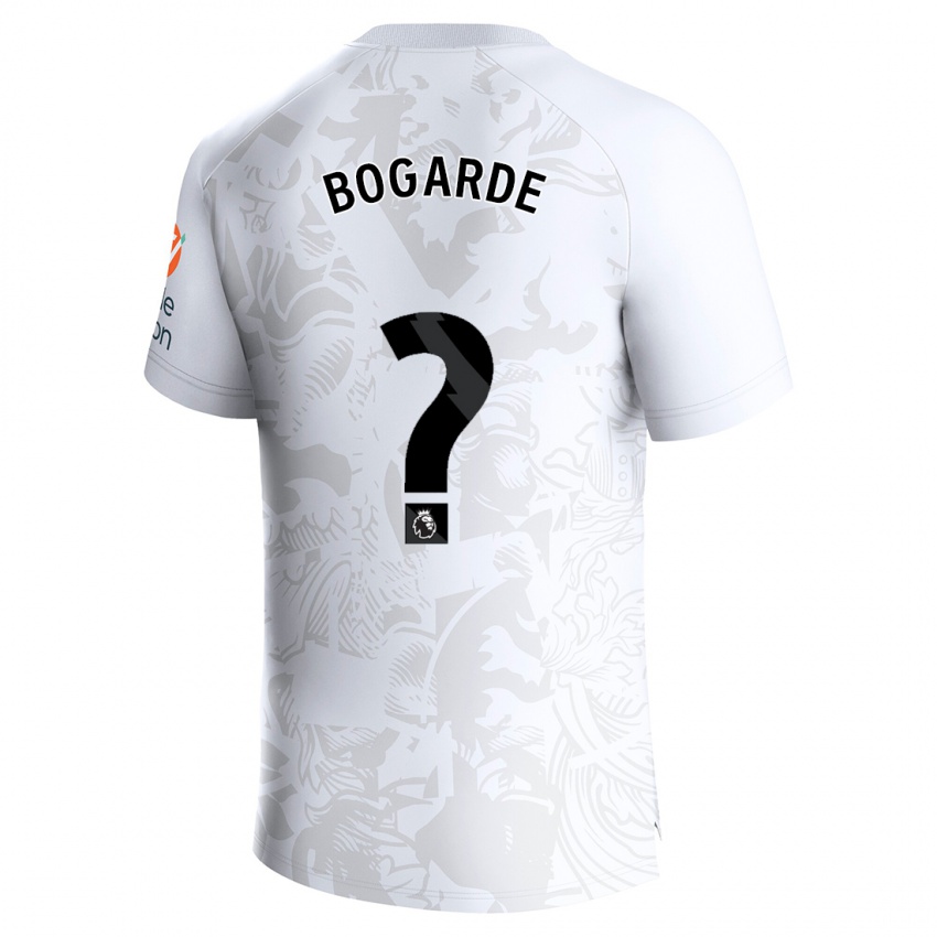 Herren Lamare Bogarde #0 Weiß Auswärtstrikot Trikot 2023/24 T-Shirt