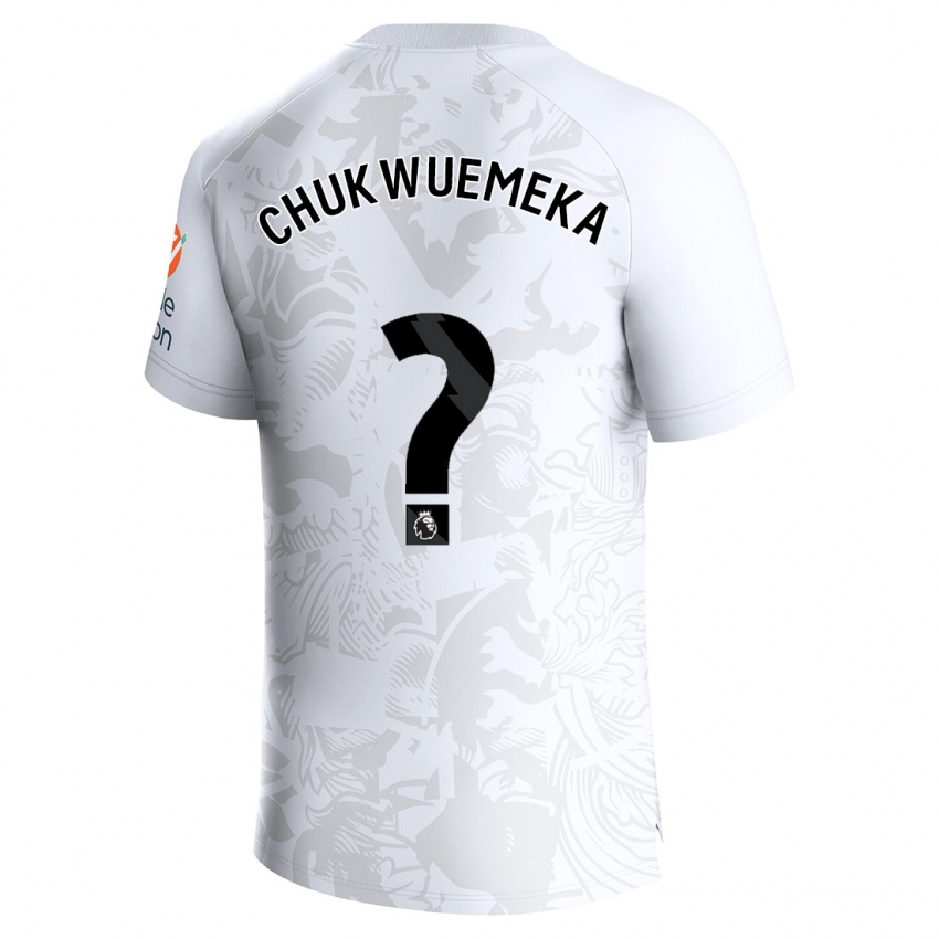 Herren Caleb Chukwuemeka #0 Weiß Auswärtstrikot Trikot 2023/24 T-Shirt