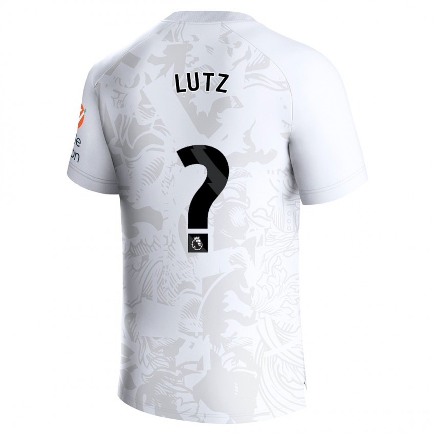 Herren Charlie Lutz #0 Weiß Auswärtstrikot Trikot 2023/24 T-Shirt