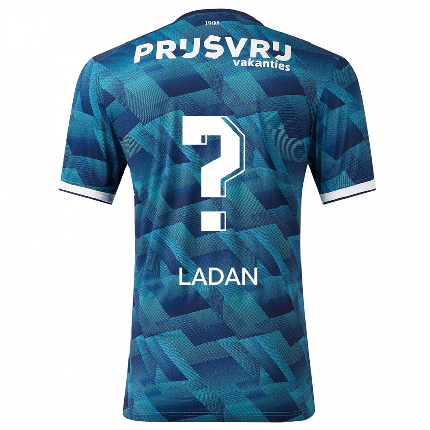 Herren Delano Ladan #0 Blau Auswärtstrikot Trikot 2023/24 T-Shirt