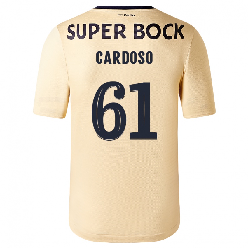 Herren Ivan Cardoso #61 Beige-Gold Auswärtstrikot Trikot 2023/24 T-Shirt