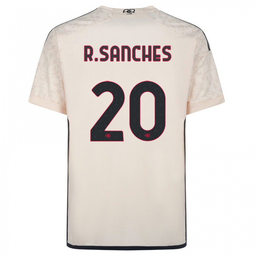 Herren Renato Sanches #20 Cremefarben Auswärtstrikot Trikot 2023/24 T-Shirt
