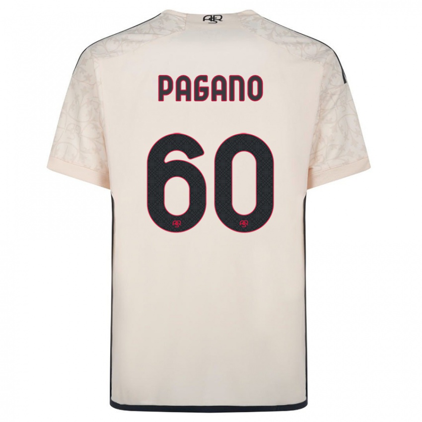 Herren Riccardo Pagano #60 Cremefarben Auswärtstrikot Trikot 2023/24 T-Shirt