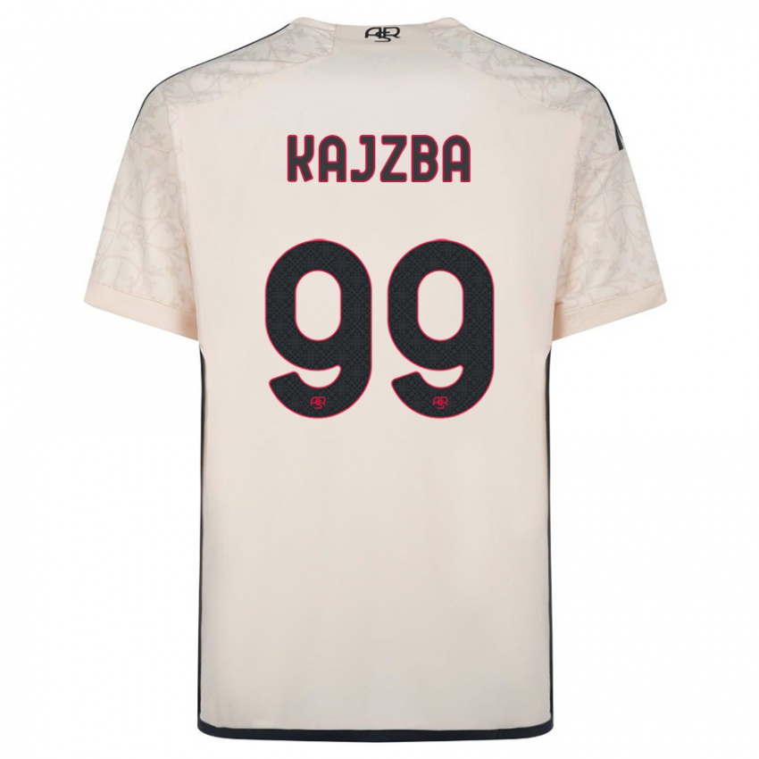 Herren Nina Kajzba #99 Cremefarben Auswärtstrikot Trikot 2023/24 T-Shirt