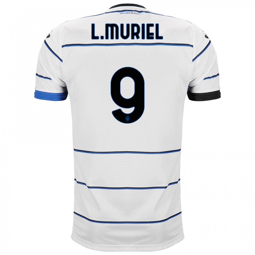 Herren Luis Muriel #9 Weiß Auswärtstrikot Trikot 2023/24 T-Shirt