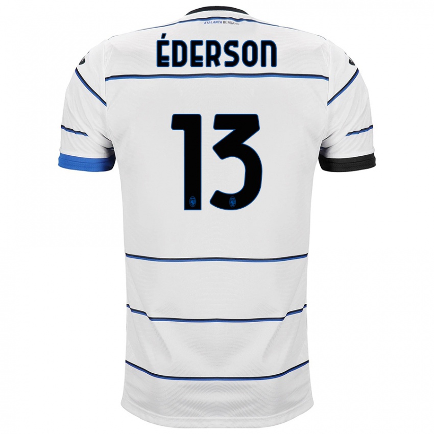 Herren Ederson #13 Weiß Auswärtstrikot Trikot 2023/24 T-Shirt