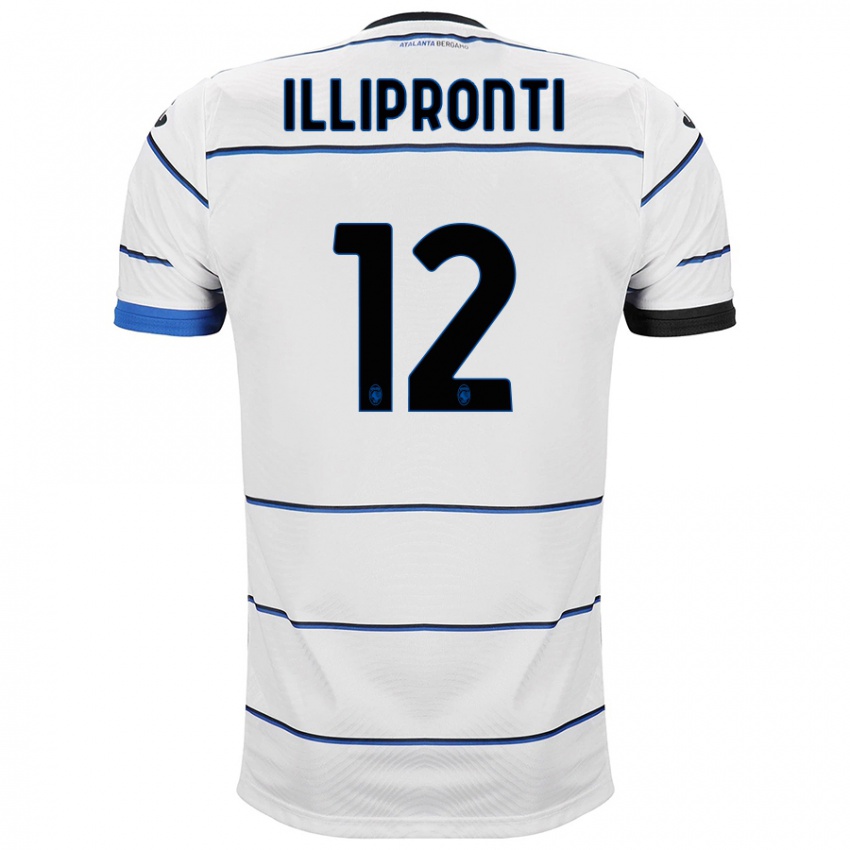 Herren Filippo Illipronti #12 Weiß Auswärtstrikot Trikot 2023/24 T-Shirt