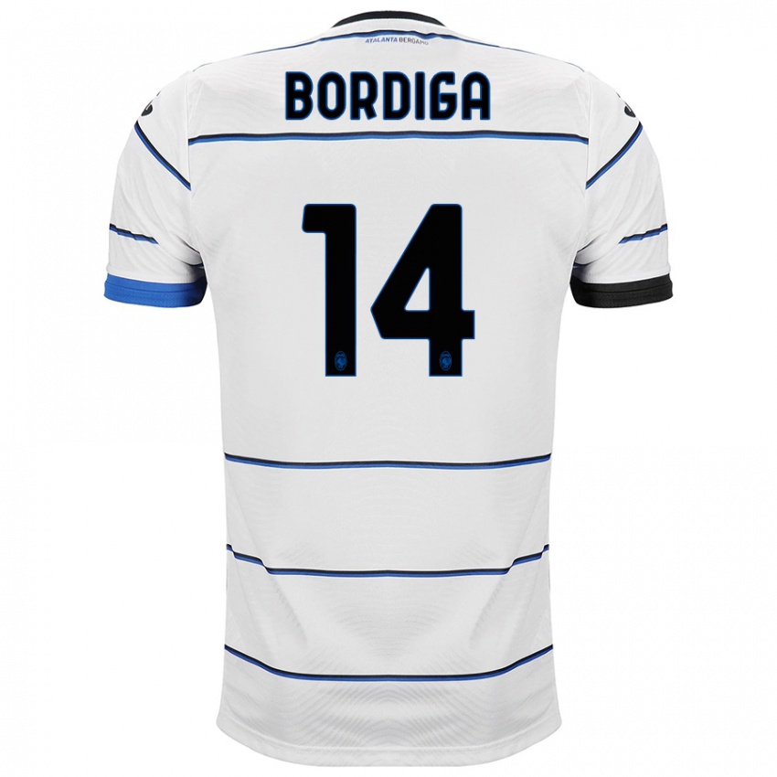 Herren Michele Bordiga #14 Weiß Auswärtstrikot Trikot 2023/24 T-Shirt