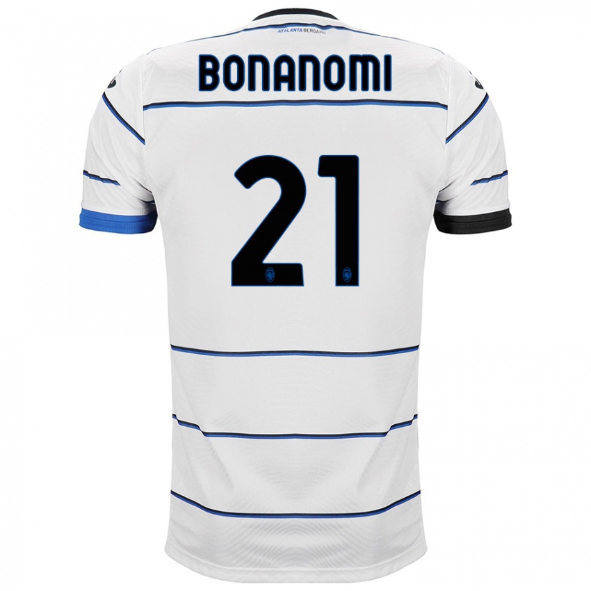 Herren Andrea Bonanomi #21 Weiß Auswärtstrikot Trikot 2023/24 T-Shirt