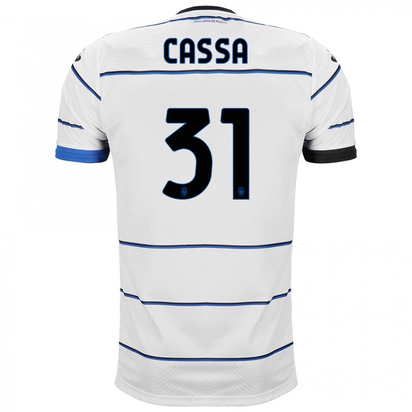 Herren Federico Cassa #31 Weiß Auswärtstrikot Trikot 2023/24 T-Shirt