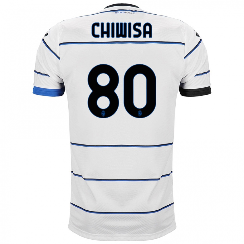 Herren Mannah Chiwisa #80 Weiß Auswärtstrikot Trikot 2023/24 T-Shirt