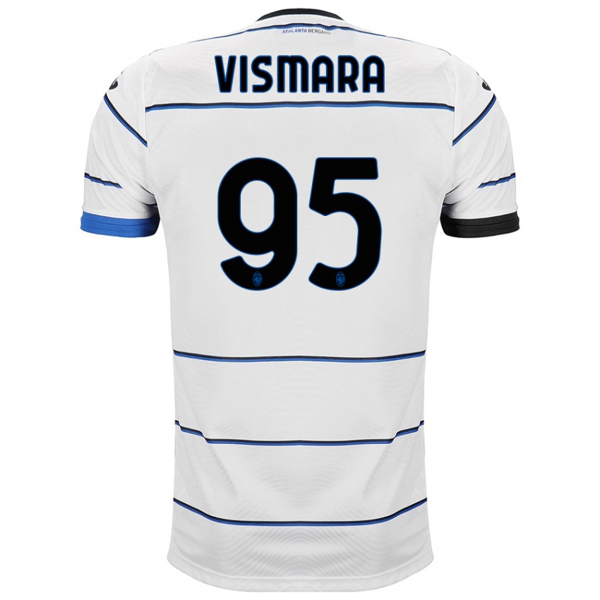 Herren Paolo Vismara #95 Weiß Auswärtstrikot Trikot 2023/24 T-Shirt