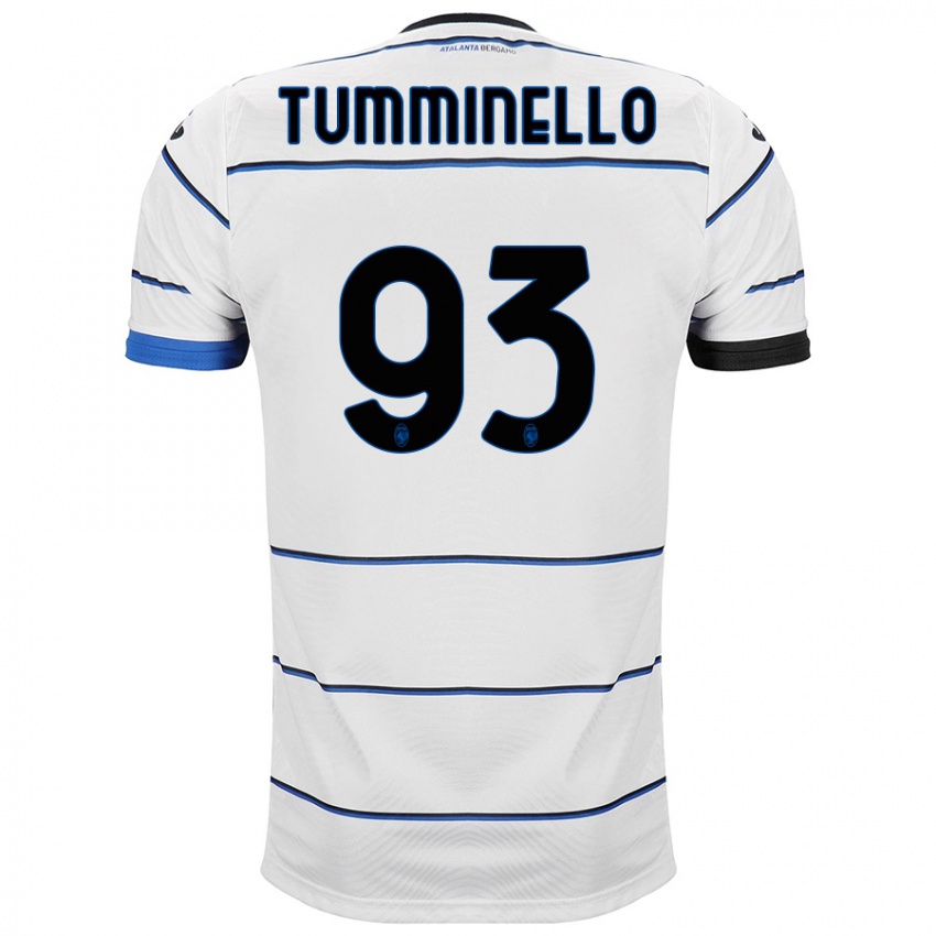 Herren Marco Tumminello #93 Weiß Auswärtstrikot Trikot 2023/24 T-Shirt
