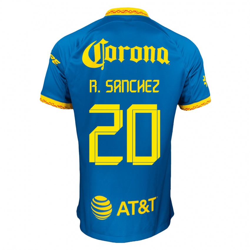 Herren Richard Sanchez #20 Blau Auswärtstrikot Trikot 2023/24 T-Shirt