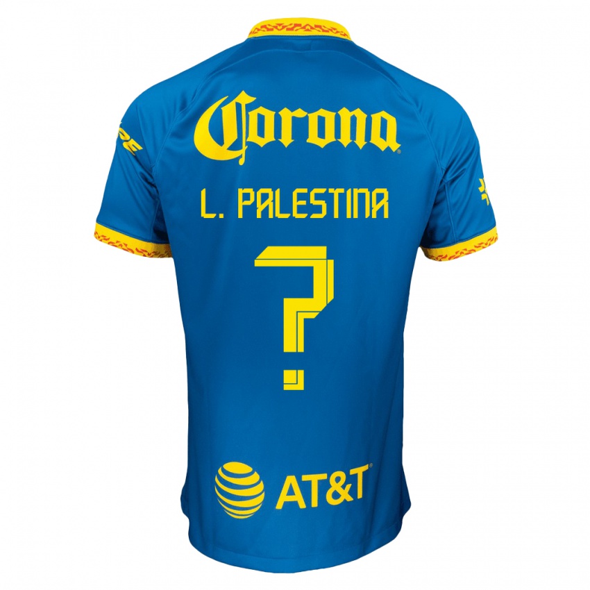 Herren Leonardo Palestina #0 Blau Auswärtstrikot Trikot 2023/24 T-Shirt